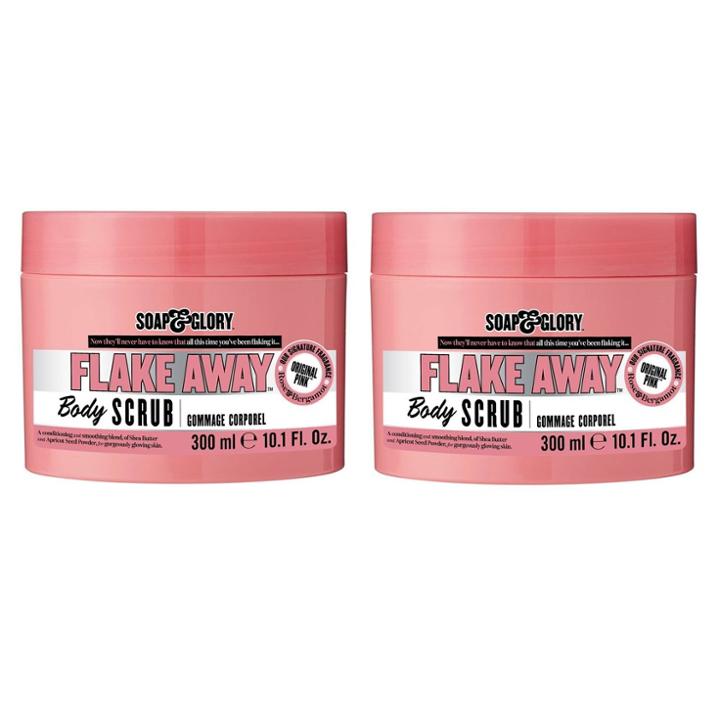 Soap & Glory Original Pink Flake Away Body Scrub - 2 Ct/10.1 Fl Oz