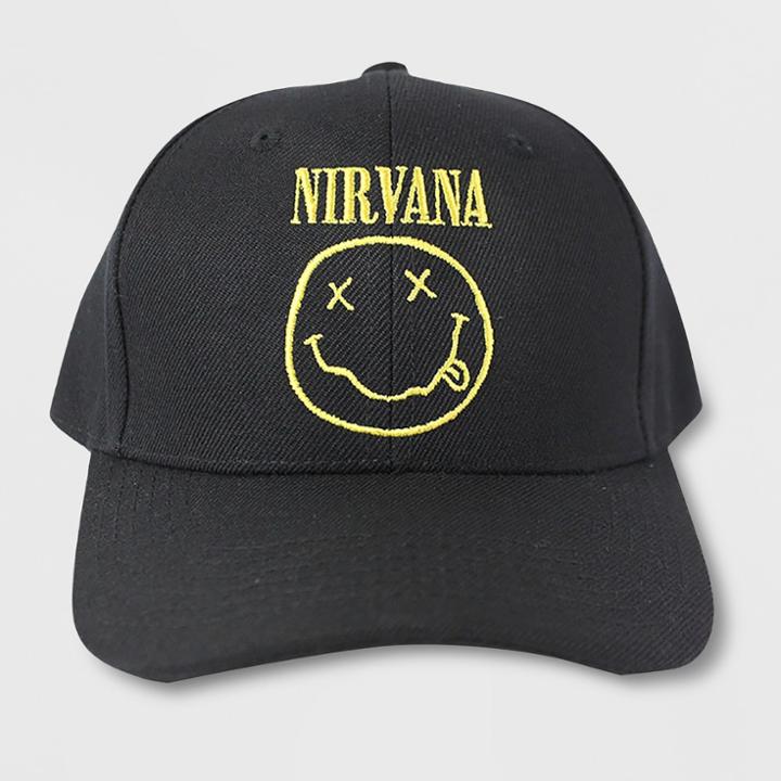 Live Nation Men's Nirvana Baseball Hat - Black