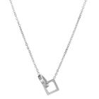Target Elya Interlocked Circle And Square Chain Necklace -