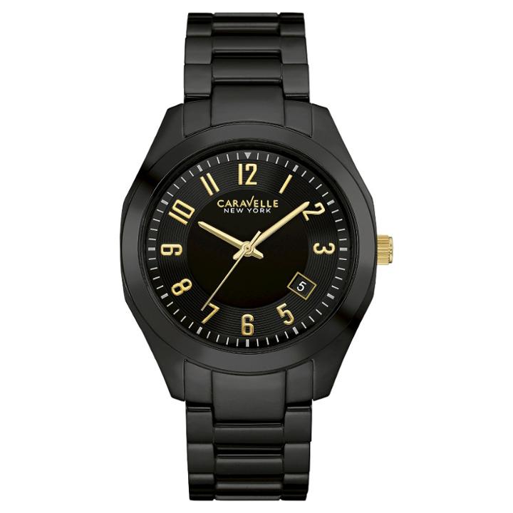 Caravelle New York By Bulova Women's Black Ceramic Bracelet Watch - 45m109,