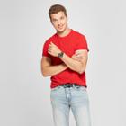 Men's Standard Fit Crew Short Sleeve T-shirt - Goodfellow & Co Ripe Red