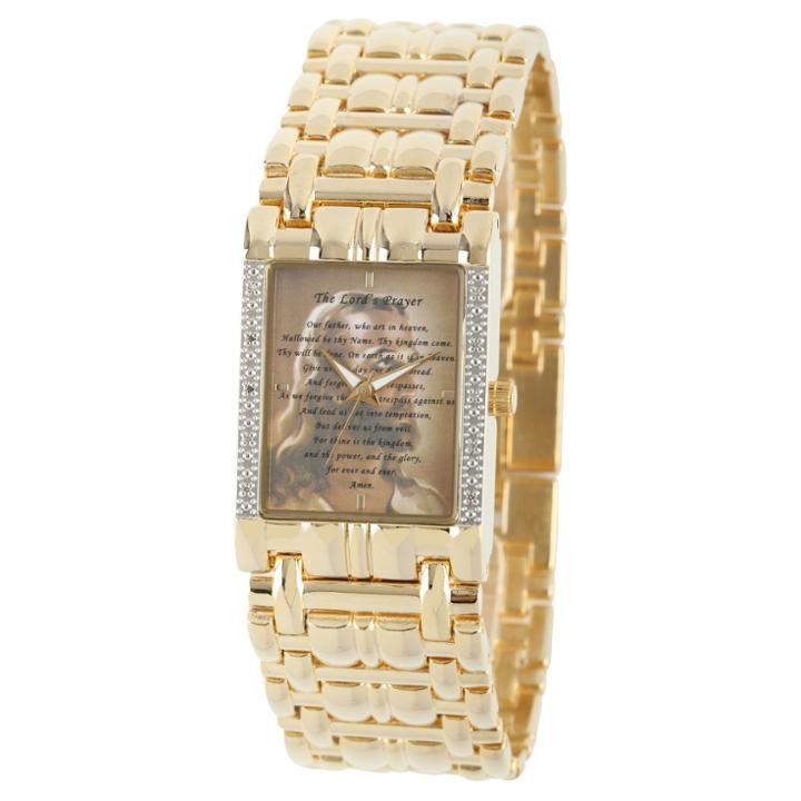 Men's Ewatchfactory Our Father/jesus Watch - Gold