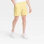 Men's Seersucker Shorts - All In Motion Yellow