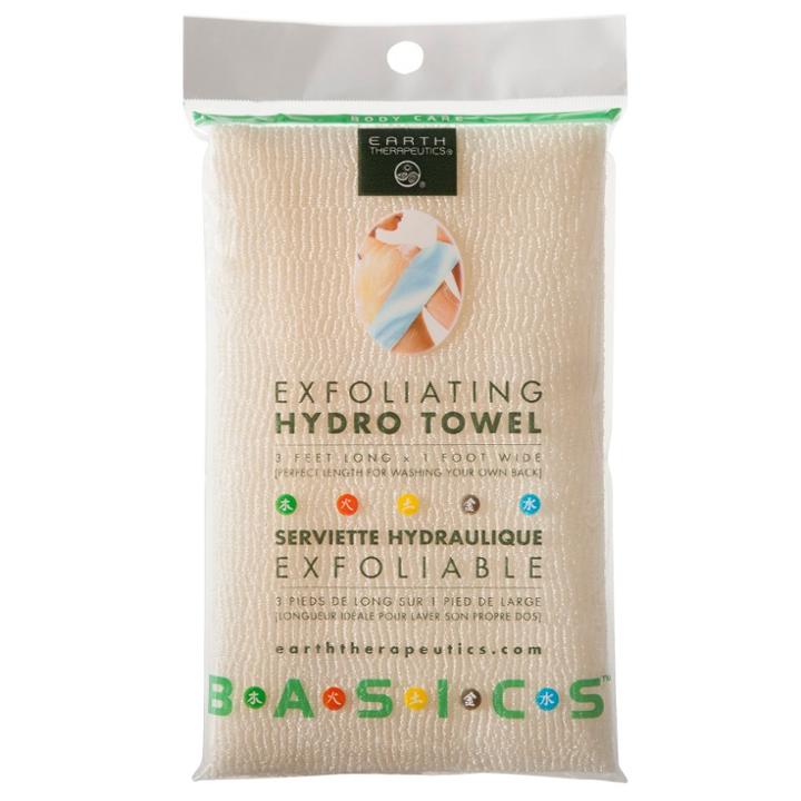 Earth Therapeutics Natural Exfoliating Hydro Towel, Beige