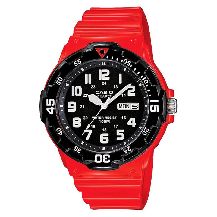 Casio Men's Dive Style Watch - Glossy Red (mrw200hc-4bvcf)