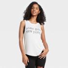 Grayson Threads Women's Same Man New Plan Graphic Tank Top - White