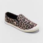 Women's Mad Love Kasandra Leopard Twin Gore Canvas Sneakers - Brown
