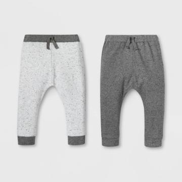 Lamaze Baby Organic 2pk Pants - Gray 3m, Kids Unisex,