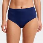 Dreamsuit By Miracle Brands Women's Slimming Control High Waist Bikini Bottom - Navy (blue)