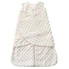 Halo Innovations Halo Sleepsack Swaddle Wrap Plushy Dot Velboa - Cream Newborn, Ivory