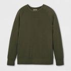Men's Big & Tall Regular Fit French Terry Crew Neck Sweatshirt - Goodfellow & Co Orchid