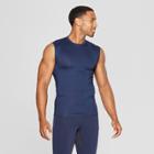 Men's Sleeveless Fitted Compression T-shirt - C9 Champion Dark Night Blue