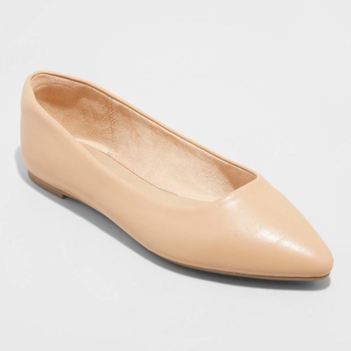 Women's Corinna Ballet Flats - A New Day Chestnut
