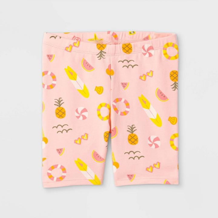 Toddler Girls' Summer Print Bike Shorts - Cat & Jack