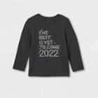 Toddlers' New Years Graphic Long Sleeve T-shirt - Cat & Jack Black