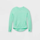 Girls' Soft Fleece Crewneck Sweatshirt - All In Motion Mint