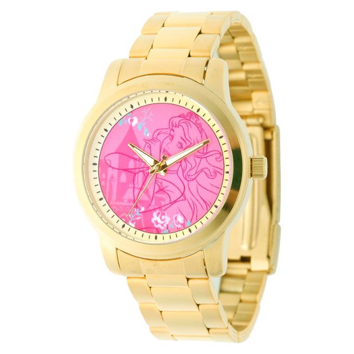 Women's Disney Sleeping Beauty Casual Alloy Watch - Gold,