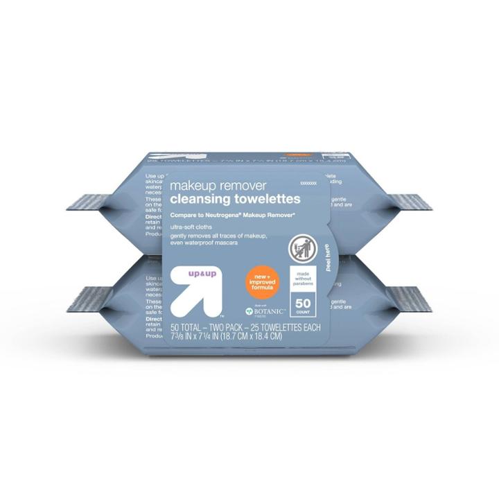 Makeup Remover Facial Wipes - 50ct - Up & Up