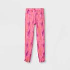 Girls' Printed Leggings - All In Motion Couture Pink