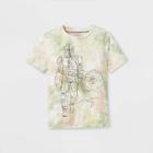 Boys' Star Wars The Mandalorian Tie-dye Short Sleeve Graphic T-shirt - Green Xs - Disney