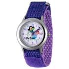 Girls' Disney Mulan Stainless Steel Time Teacher Watch - Purple, Girl's