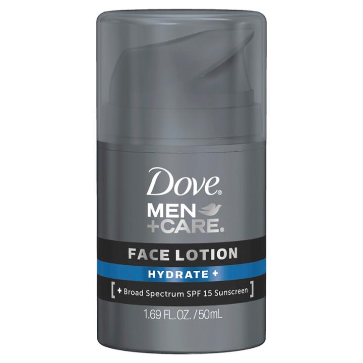 Dove Men+care Hydrate+ Face Lotion 1.69 Oz, Hydrate