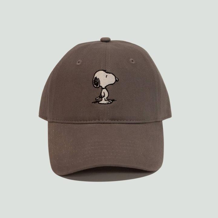 Men's Peanuts Snoopy Baseball Hat - Gray