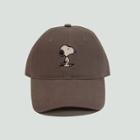 Men's Peanuts Snoopy Baseball Hat - Gray
