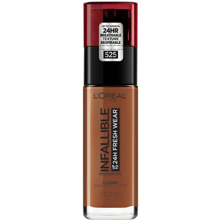 L'oreal Paris Infallible 24hr Fresh Wear Foundation 525 Deep Golden - 0.17 Fl Oz, Deep Golden