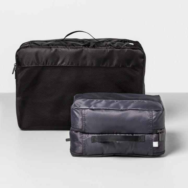 2pc 2-sided Packing Cube Set - Made By Design , One Color