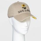 Smithsonian Women's Save The Bees Baseball Hat - Beige