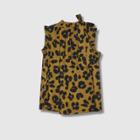 Women's Leopard Print Keyhole Tank Top - Who What Wear Brown