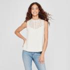 Women's Lace Top - Lily Star (juniors') Ivory