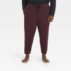 Men's Big & Tall Soft Gym Pants - All In Motion Maroon