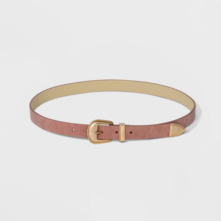 Women's Western Belt - Universal Thread Blush