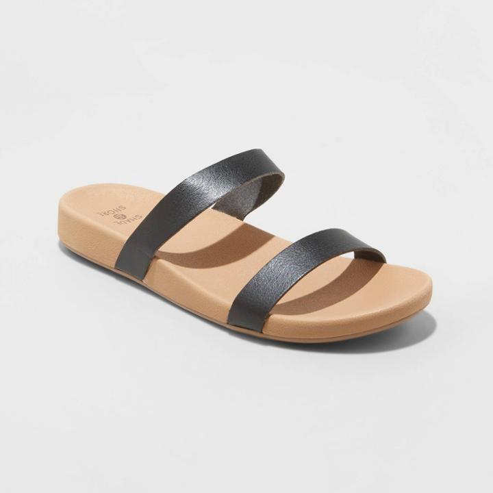 Shade & Shore Women's Dani Two Band Slide Sandals - Shade &