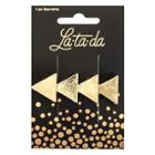 La-ta-da Layered Gold Triangle Barrette