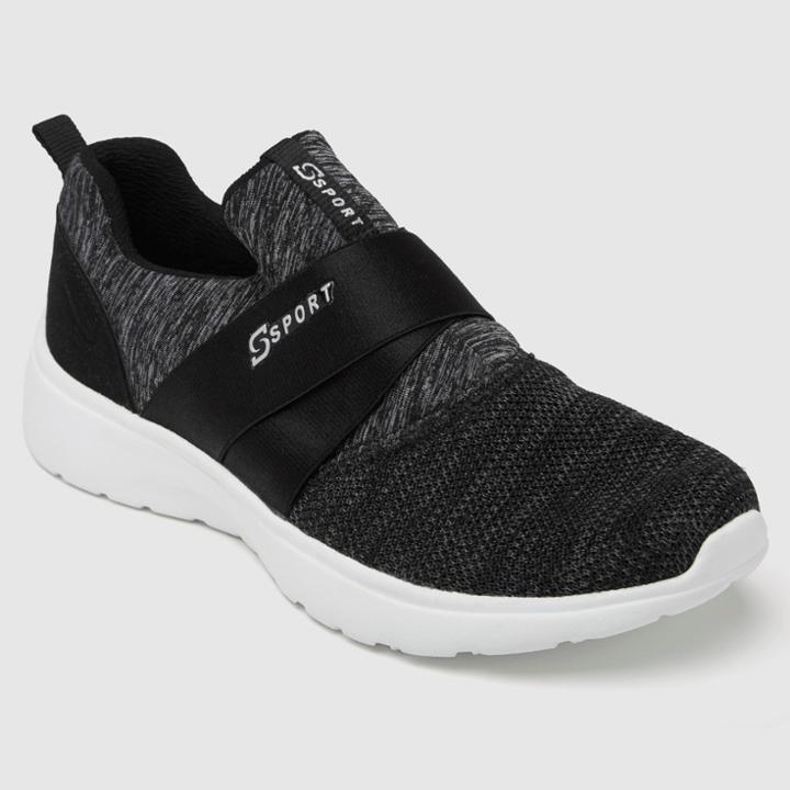 Women's S Sport By Skechers Roseate Performance Athletic Shoes - Black 5.5, Black White