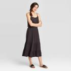 Women's Sleeveless Midi Dress - Knox Rose Black
