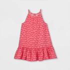 Toddler Girls' Sleeveless Dress - Cat & Jack Pink/orange
