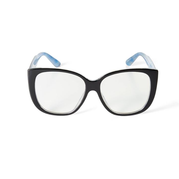 Women's Blue Light Filtering Cateye Glasses - Sandy Liang X Target Black