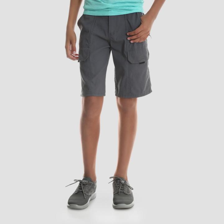 Wrangler Boys' Explorer Cargo Shorts - Gray