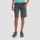 Wrangler Boys' Explorer Cargo Shorts - Gray
