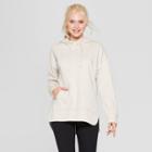 Women's Long Sleeve Knit Hoodie - A New Day Oatmeal