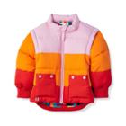 Toddler Adaptive Color Block Puffer Jacket - Lego Collection X Target Pink/orange/red