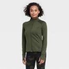 Women's Zip-front Jacket - All In Motion Olive Green