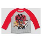 Toddler Boys' Paw Patrol Long Sleeve T-shirt - Gray/red 2t, Boy's,
