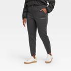 Women's Plus Size Mid-rise Utility Ankle Pants - Knox Rose Black