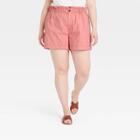 Women's Plus Size High-rise Shorts - Universal Thread Rose