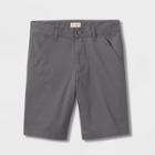 Boys' Flat Front Uniform Shorts - Cat & Jack Gray